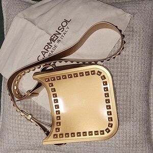 Carmel Sol Mini Metallic jelly Shoulder Bag